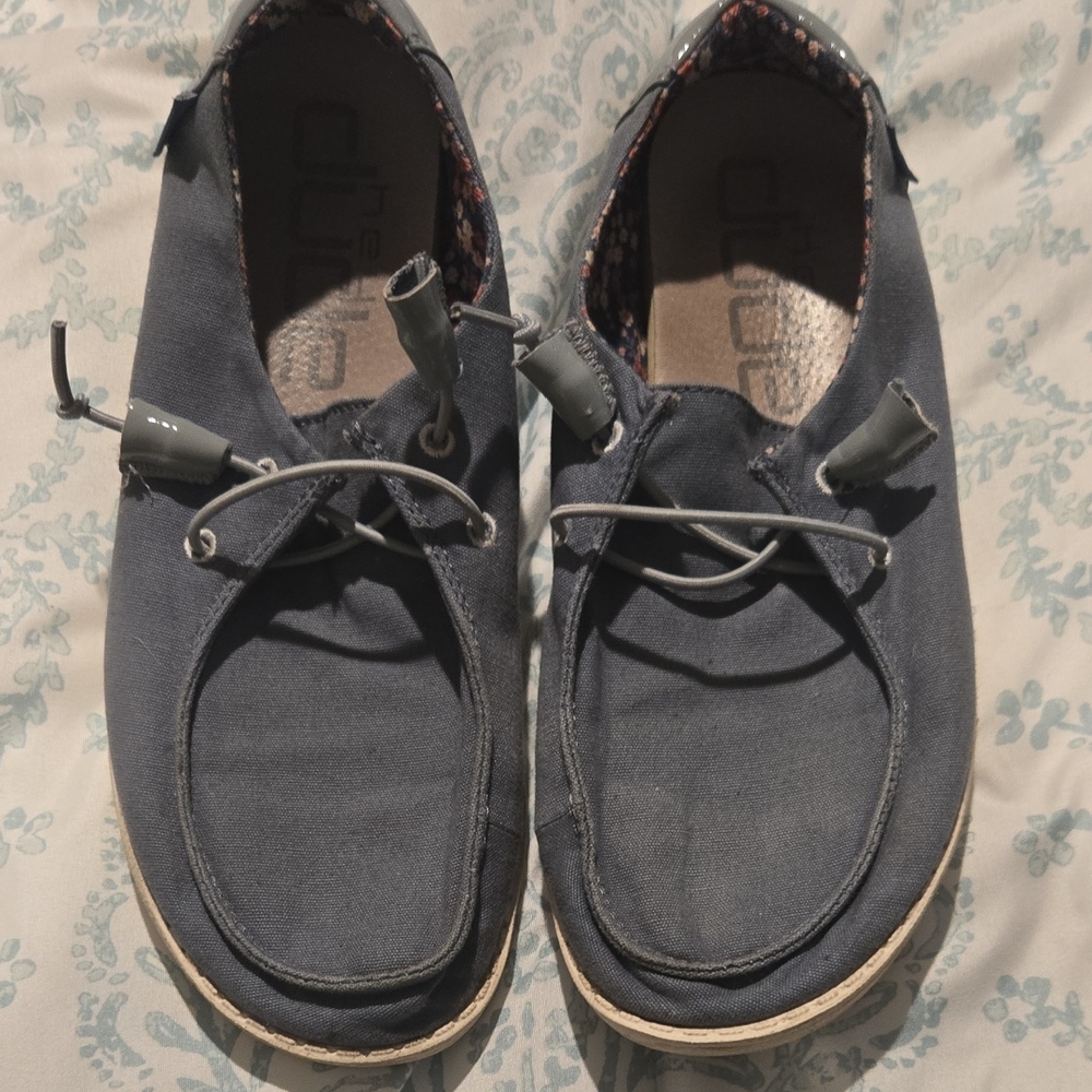 Hey Dude Women's Navy Blue Flats